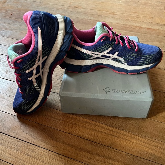 Asics Women's Gel Nimbus 17 T557N Multicolor Athletic Running Shoes Size 8 - Picture 6 of 8